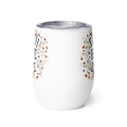 Faith Hope Love 12 oz Wine Tumbler Front View