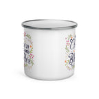 Her Children Stand And Bless Her 12 oz Camping Mug Front View