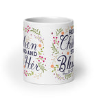 Her Children Stand And Bless Her 20 oz Coffee Mug Front View